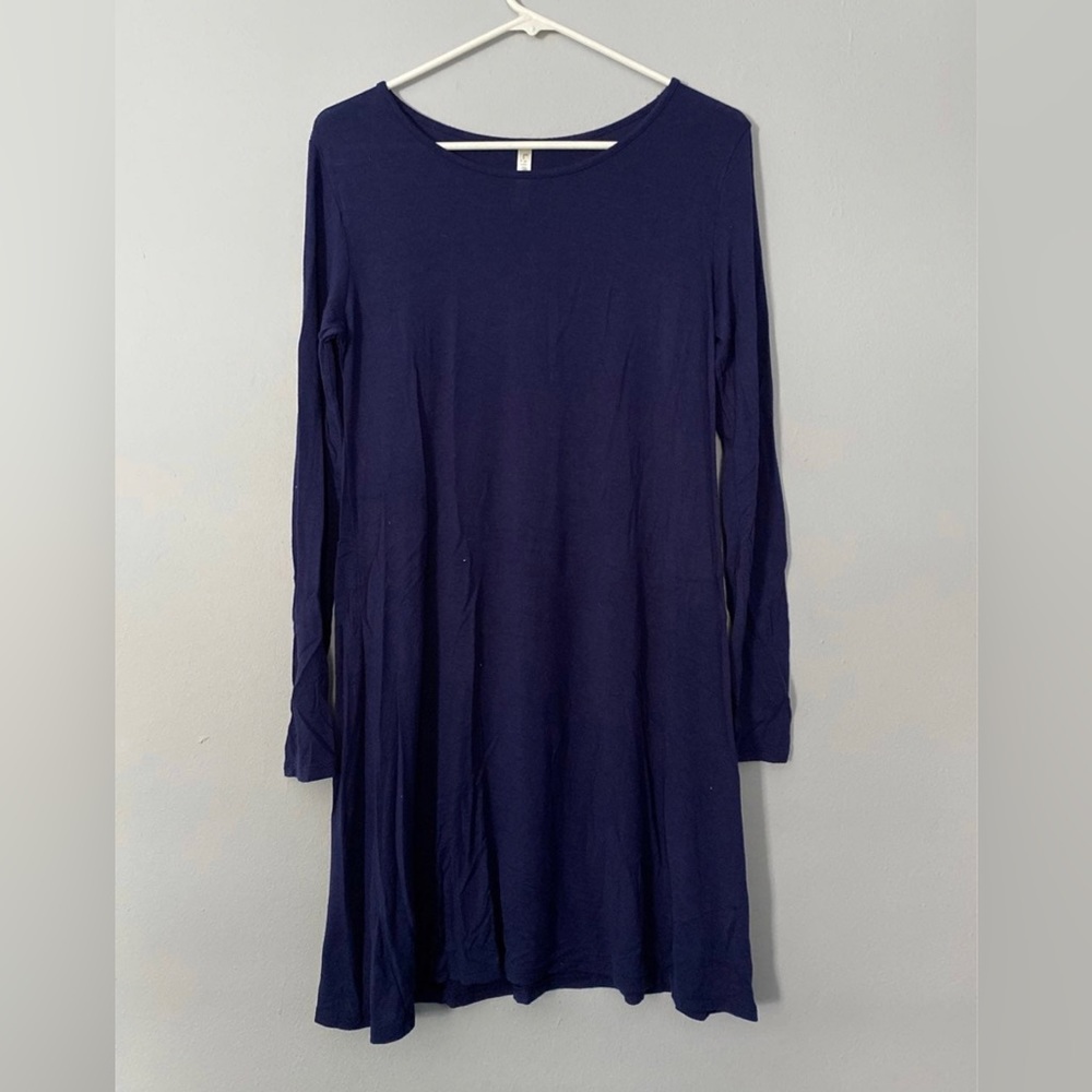 Navy long sleeve large dress